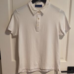 KP MacLane Women's White Polo